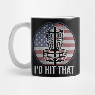 Id Hit That Funny Disc Golf Player Saying USA Mug